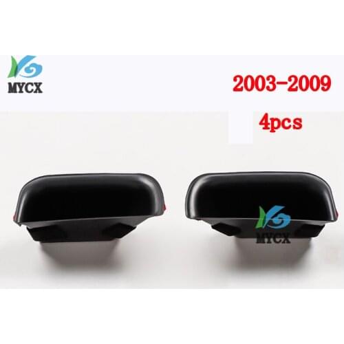 2003 4PCS ABS Car Interior Door Stowing Holder Storage Box For Toyota Land Cruiser Prado FJ120 FJ 120 Accessories 2003-2009