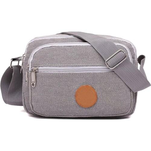 2017 Fashion Korean nylon canvas women messenger bag Female casual Polka Dot canvas shoulder diagonal small bag Best Sale-WT