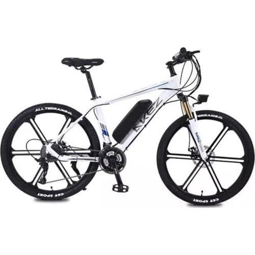 27 Speed Mountain Electric Bike 350W 36V Two Wheels Electric Bicycles Speed 30KM/H With Shock Suspension E-bike For Adults