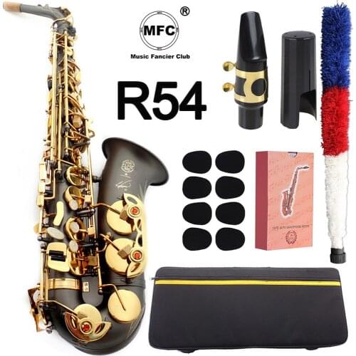 Brand New MFC Alto Saxophone Reference 54 Matte Black Gold Keys E-flat Alto Sax R54 With Case Mouthpiece Reeds Neck