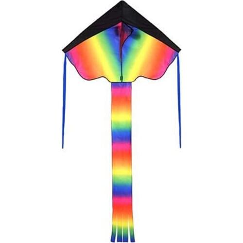 Free shipping rainbow kite children kitesurf kites for kids ripstop nylon fabric kite butterfly stunt kite windsurf parachute