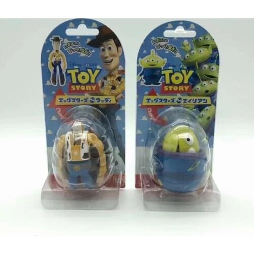 Disney Toy Story Buzz Lightyear Hudi Capsule Toy Deformed Egg Toy Model Movable Dolls Gifts for Children