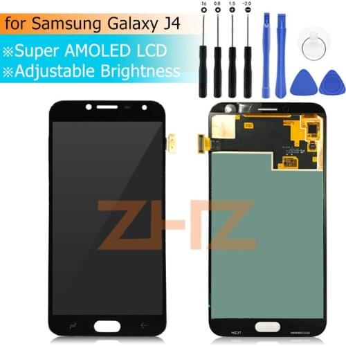 Super Amoled 100% test good quality for samsung galaxy J4 J400 lcd display touch screen digitizer Assembly For Sm-j400F/DS