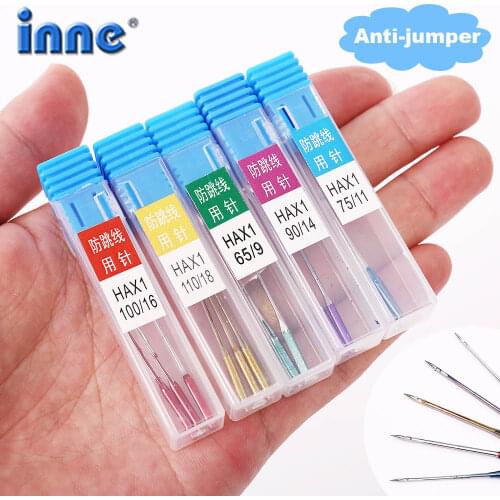 INNE Sewing Machines Needles Anti-jump Universal 11/75 14/90 16/100 18/110 Multi-size Packing Accessories Stainless Steel Home