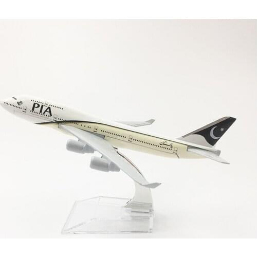 1/400 16cm Metal Alloy Plane Model Air Pakistan PIA B747 Airways Aircraft Boeing 747 400 Airlines Airplane Model W Stand Gift