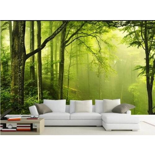 3D Photo Mural Abstract Wall Paper Landscape Murals papel de pared Wallpaper forest Bedroom Walls Wall papers Art Wall Decor