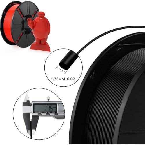 Twotrees 3D Printer Filament PLA ABS PETG 1.75mm 1KG/roll For DIY Artwork Printing for Bluer Ender 3 3D Printer /Reprap/Makerbot