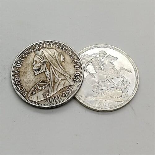 New Wholesale Horse Sword Silver Coin 1900 Silver Round Silver Coin Coin Commemorative Coin