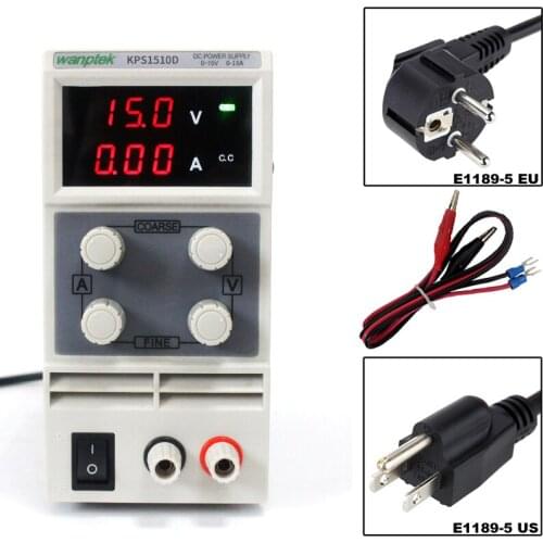 Voltage Regulators 0-15V 0-10A Switch laboratory DC power supply 0.1V 0.01A Digital Display adjustable Mini DC Power Supply
