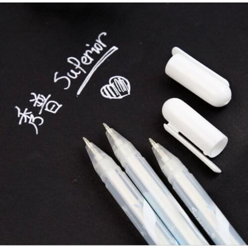 Senior Professional Highlight Pen Animation Design Hand-Painted Black Cardboard White Line Pen Hook Line Painting Brightening