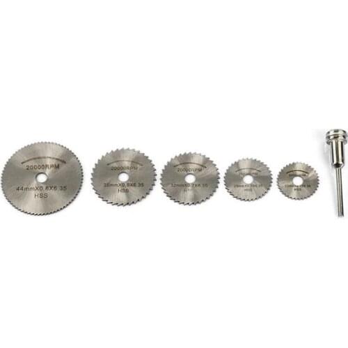 1SET High-speed Steel Cutting Woodworking Electric Mill Ultra-thin Small Saw Blade 22,25,32,35,44 with Arbors