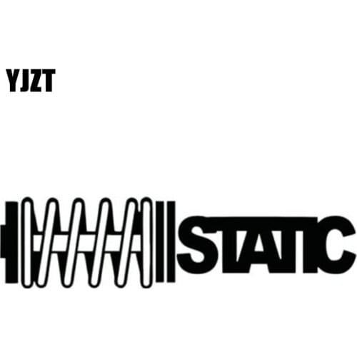 YJZT 14.8X3.7CM STATIC Coilovers Slammed Vinyl Decal Car Sticker Motorcycle Car-styling S8-0136