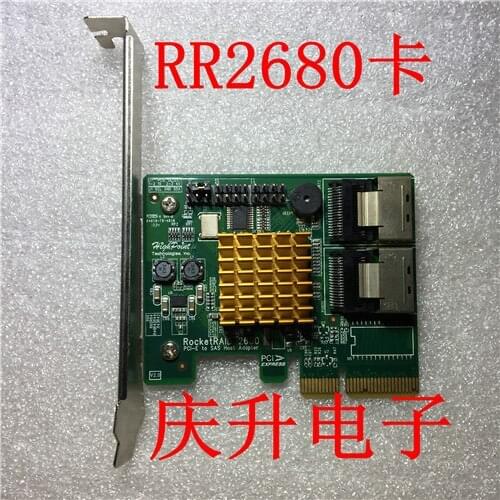 100% New&original Hingpoint RR2680 8SAS,RAID 0 1 5PCI-E X4 3GB