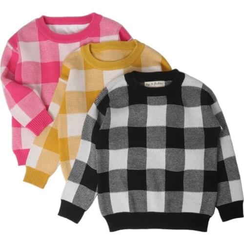 2019 Baby Girls Boys Sweater Autumn Winter Girls Kids Sweater Children 1-6 Year Casual Boys Clothing