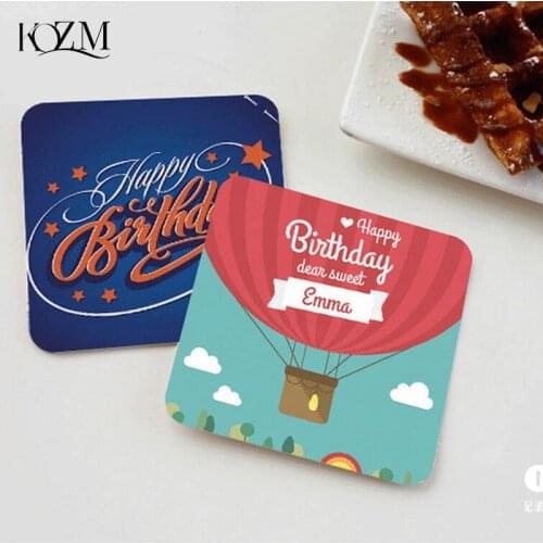 38 pcs/pack Cartoon Happy Birthday Memo Pad Paper Sticker Vintage Lovely Sticker for Diary Decor Scrapbooking Baby Toy