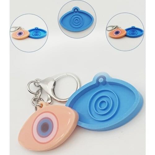 Ghost Keychain Epoxy Resin Mold Earrings Pendant Silicone Mould DIY Crafts Jewelry Necklace Casting Tools