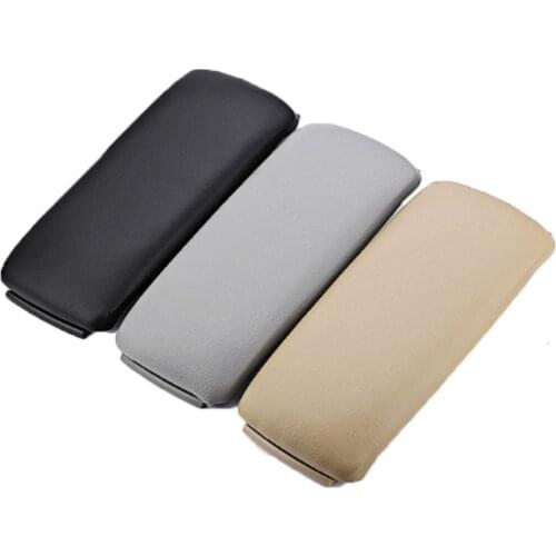 Car leather armrest cover center console armrest cover for Audi A4 A6C5 98-05 center storage Handrail cover