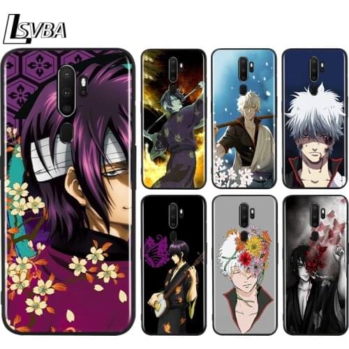 Black TPU Soft Cover 11F Sakata Gintoki for OPPO A9 2020 Reno 10X ZOOM ACE 4 3 2 Z F Pro 4G 5G Phone Case