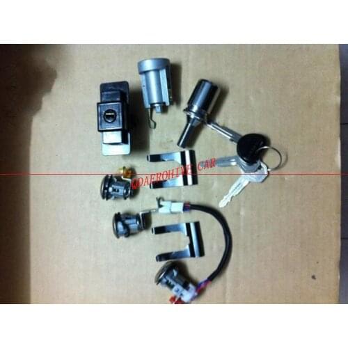 QDAEROHIVE Lock Cylinder & Key Set For Mitsubishi PAJERO MONTERO II 2nd V32 4G54 MR259111 one whole set price