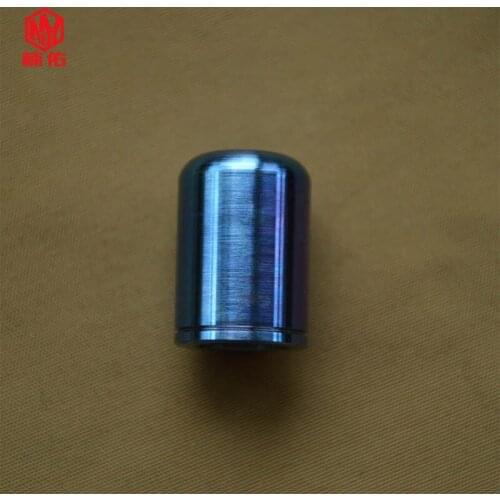 Titanium Alloy Cylindrical Knife Beads Round Paracord Bead Necklace Pendant EDCParacord Pendant Zipper Head Rope Buckle