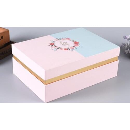 Custom printing logo cardboard skincare box beauty magnetic pink glitter Cosmetic packaging box with white inserts ---PX11977