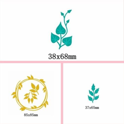 Vigorous Leaves Series Cutting Die Embossing Template Card Album Making Handmade Decoration Scrapbooking Craft DIY Stencil