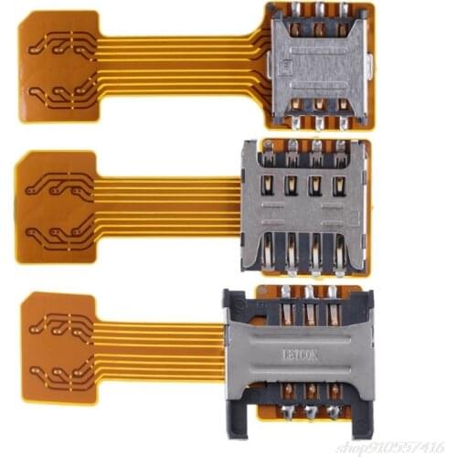 Hybrid Double Dual SIM Card Adapter for android Phone Extender Nano Mic N12 20 Dropshiping