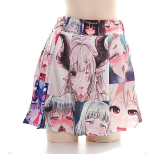 Kawaii Lolita Japanese Sexy School Girl Lingerie Anime Cosplay Halloween Costumes for Women Mini Pleated Skirt for Sex Role Play