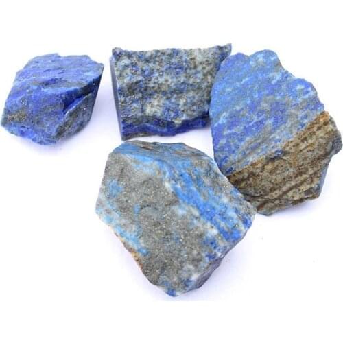 MOKAGY Many Size Rough Afghan Natural Blue Lapis Lazuli Crystal Stone 5pc
