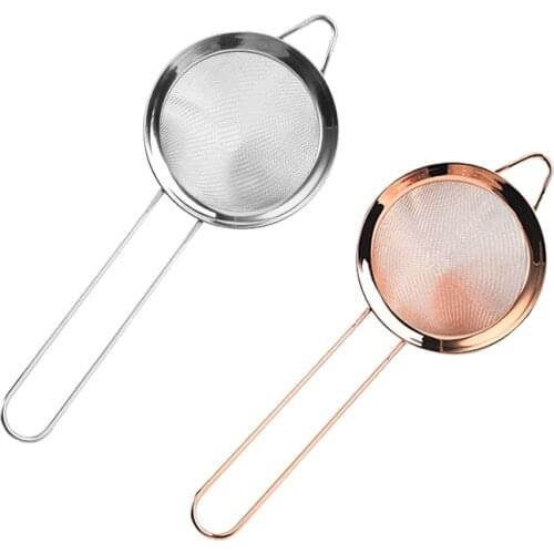 Stainless Steel Fine Mesh Oil Strainer Colander Strainer Flour Colander Sieve Sifter Kitchen Accessories 1Pc