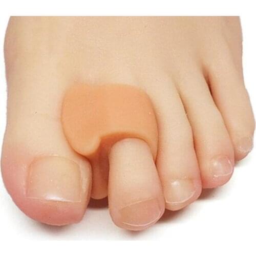 New 200 pair/lot Gel Silicone Hallux Valgus Foot Care Tool Bunion Corrector Bone Big Toe Protector Straightener Pedicure tool