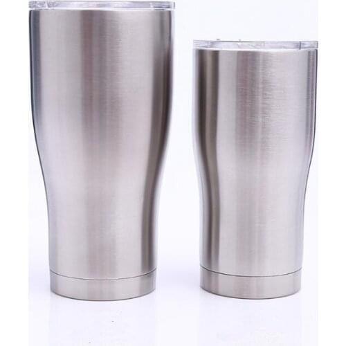 Quevinal 10pcs 30oz/20oz Coffee Mug Stainless Steel Double Wall Tumbler Vacuum Insulated Beer Mugs Drinking Travel cups
