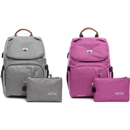 Nappy Backpack Bag Mummy Large Capacity Bag Mom Baby Multi-function Waterproof Outdoor Travel Diaper Bags For Baby Care