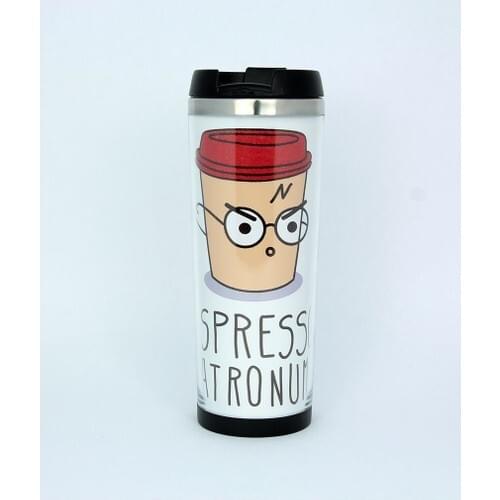 Catharsis Espresso Boss Printed Thermos Cup
