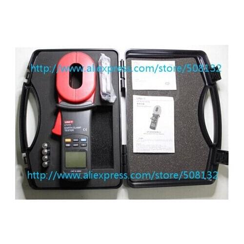 UNI-T UT275 UT-275 Professional Auto Range Clamp Earth Ground Resistance Testers w/ 0~30A Leakage Current Test 0.01-1000ohm