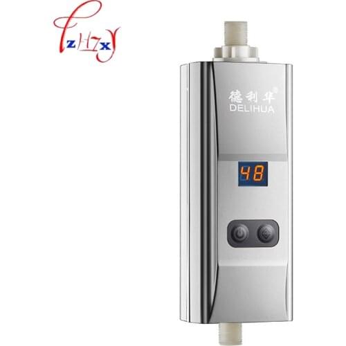 Home use instant tankless Electric water heater faucet shower bath Heater Bottom water flow inlet water Heater 1pc