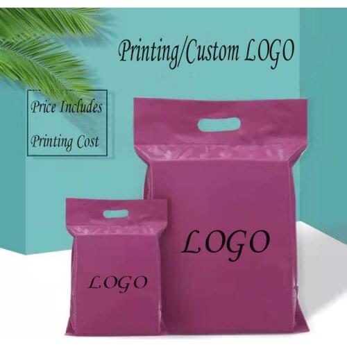 100Pcs Imprimé Enveloppes Sacs D'expédition Auto-scellant, LOGO Personnalisé Pochette D'emballage Enveloppes De Courrier Colis
