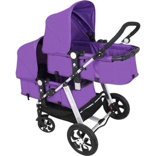 2020 light folding twins stroller hot sell twin baby stroller with high quality and competitive price pram carriage