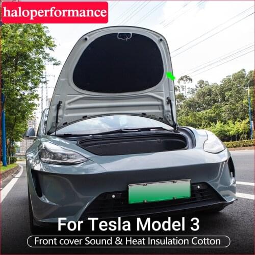 Tesla Model3 front trunk cover deck sound insulation shockproof board cotton For Tesla Model 3 Accessories tesla model three