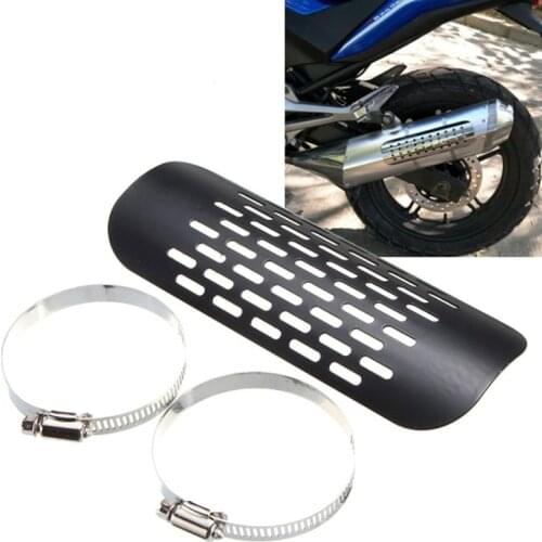 Motorcycle Exhaust Muffler Motorbike Exhaust Pipe Heat Shield Cover Guard Protector Accessories