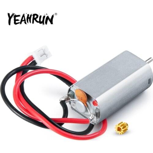 YEAHRUN 1/24 RC Car Metal 050 Brushed Motor for Axial SCX24 90081 1:24 RC Crawler Upgrade Parts Accessories