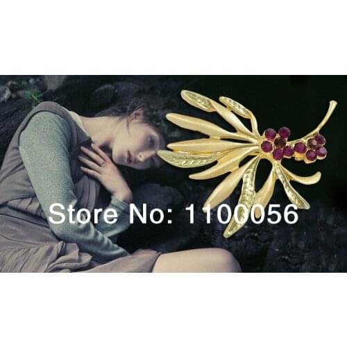 Min Order $10!! Free Shipping Fashion Jewelry Flower Brooch Rhinestone Brooch Pins For Kids Wedding Dress X1119