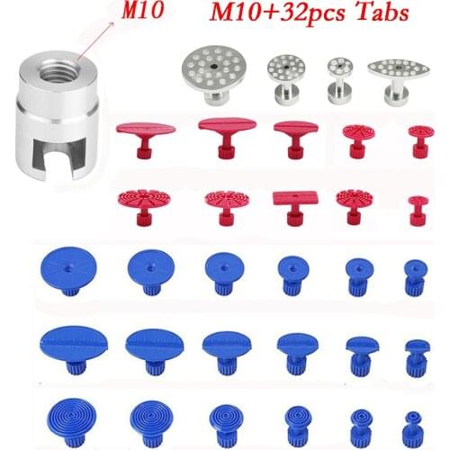 PDR Glue Tabs Kit For Car Paintless with M12 Screw Tips for Lifter Hammer Dent lifter DIY Dent Tool Great Tips