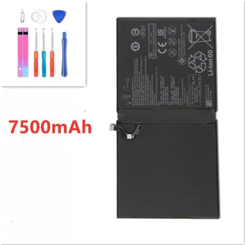 NEW Original Replacement 7500mAh Battery HB299418ECW For Huawei MediaPad M5 CMR-W19 CMR-AL09 BAH2-L09 Genuine Phone Battery+Kits