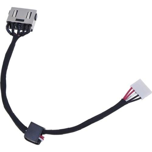 AC DC Power Jack Connector with 7.87in Wire Cable Harness Charging Port Replace for Ideapad G50-70 80 85 90 DC30100LE00