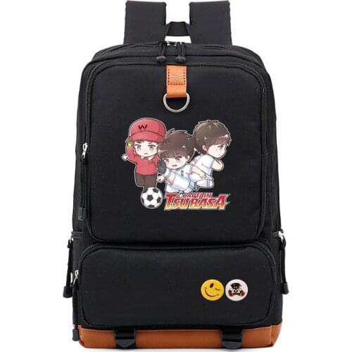 Hot sale Captain Tsubasa Boy Girl School Bag men Women Bagpack Teenagers Schoolbags Ozora Tsubasa Canvas Student Backpack