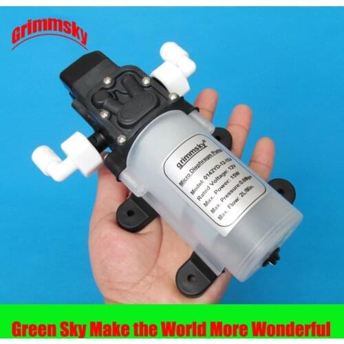 2L/Min 12V 15W very quiet water purifier water filter system pressurized diaphragm booster pump