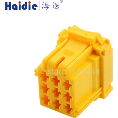 2sets 9pin VW auto unsealed housing cable electrical wiring harness connector 8-968971-1