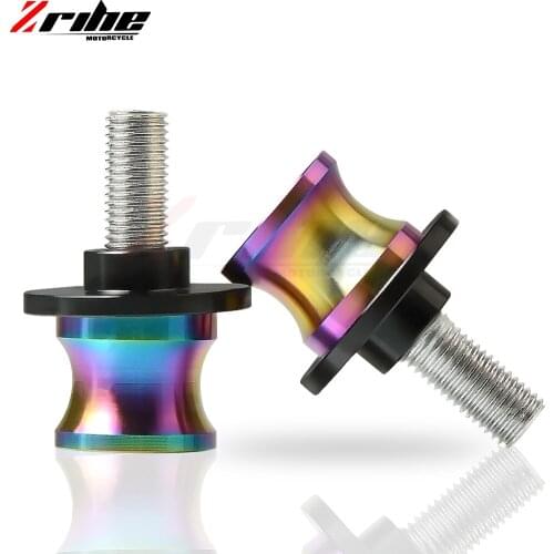 Universal CNC 6mm 8mm 10mm Motorcycle Aluminum Swingarm Spools Slider Stands Screws fits for Yamaha Suzuki Honda ATV