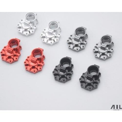 ALLRC 2pcs 6061 CNC Aluminum alloy Optional upgrade Rear wheel after the cup cover for trax trx-4 crawler rc car parts